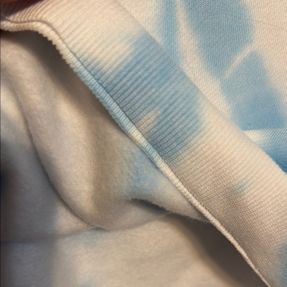 Wear it to Heart DESMA RELAXED HOODIE AQUAMARINE TIE DYE - Picture 7 of 8
